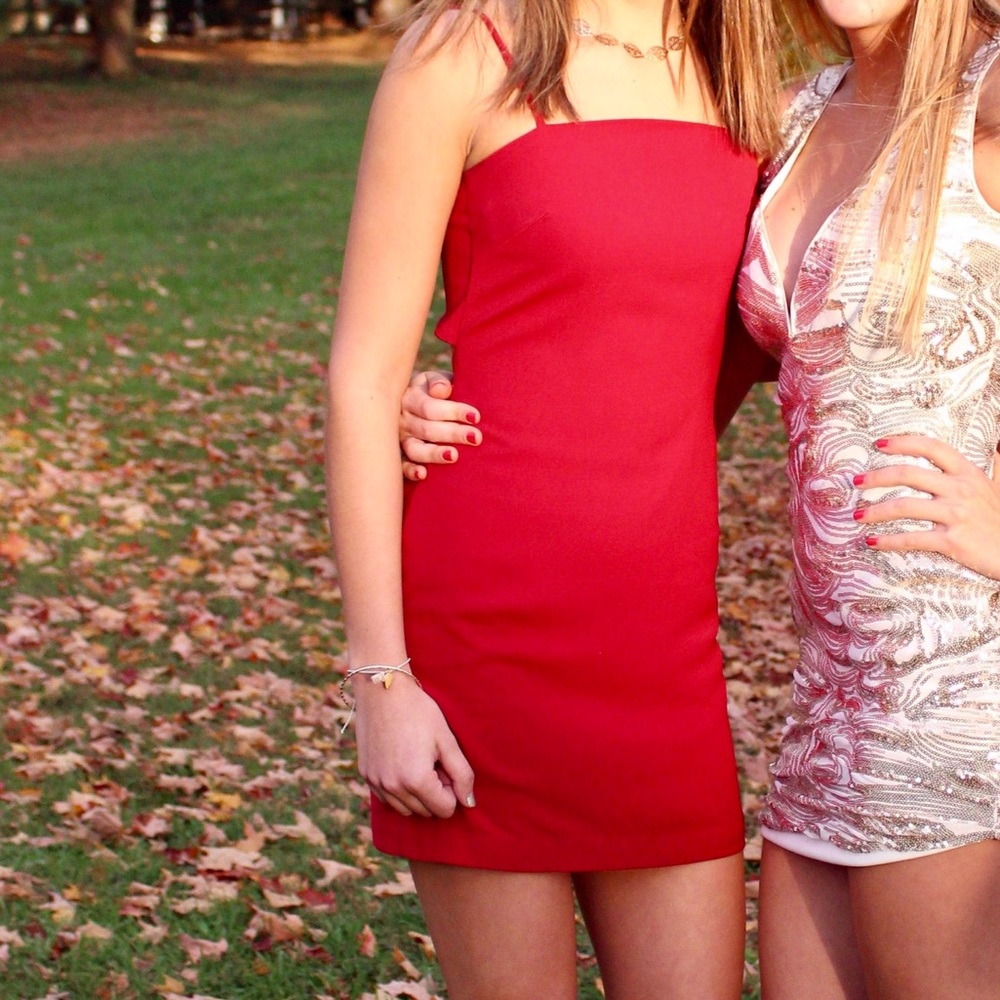 Lulus Red Formal Dress (Size XS)